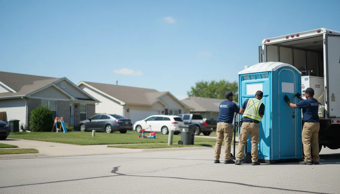 Standard Porta Potty Rentals in Thomasboro, IL near me